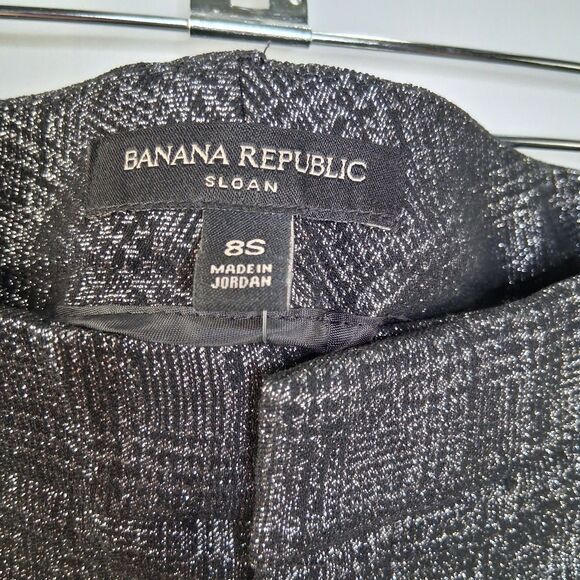 Banana Republic Metallic Sloan Ankle Pant Women's Size 8 New With Tags - Picture 3 of 14
